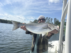 "Caught a beauty today out on the lake!"