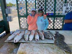 Two anglers fishing in Corpus Christi