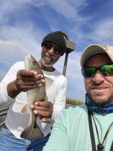 On the hunt for Redfish in the bay.