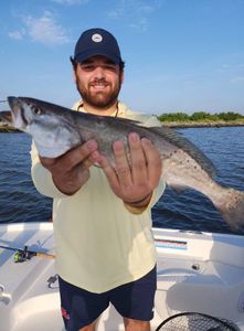 Angler with a big fish in Hopedale