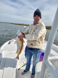 A perfect day for catching Redfish.