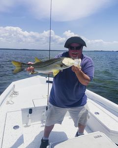 Photograph of a big snook caught while fishing in Spring Hill