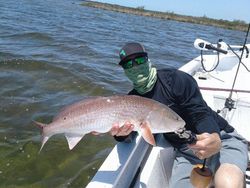 Angler fishing with rod and reel in Florida