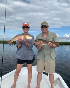 Two redfish caught fishing in FL