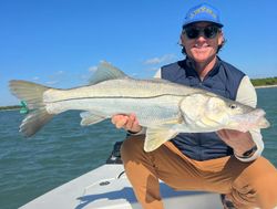 Snook fish caught by angler in Florida