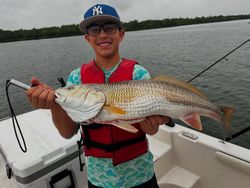 Redfish caught in Elmendorf while fishing