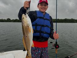 Redfish caught while fishing in Elmendorf
