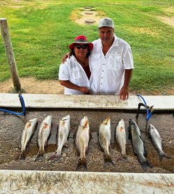 8 redfish caught in TX