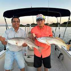 Two redfish caught in Texas
