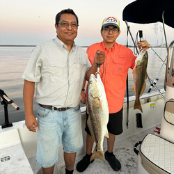 Two redfish caught in Elmendorf