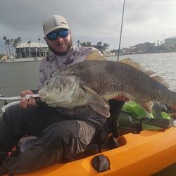 Angler with a big 27-inch fish caught in TX