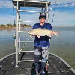 A single angler fishing in Rockport