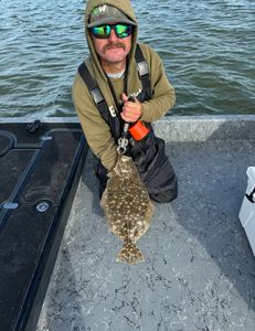 Photograph of a Southern Flounder fish caught in Rockport