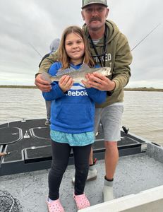 Spotted weakfish caught in Rockport