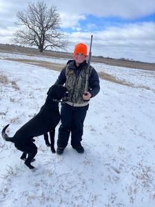 Hunter exploring the great outdoors in TX