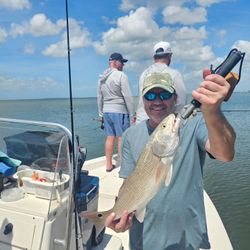 Two people on a cruise or fishing trip in Tampa, Florida