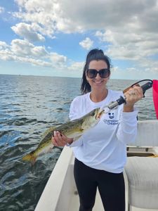 A person fishing in FL