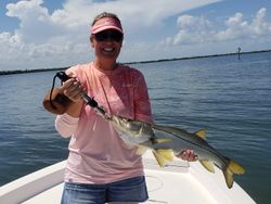 Angler fishing in Tampa, Florida on a cruises and fishing adventure