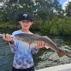 Redfish caught in FL while cruising and fishing