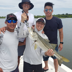 Snook fish caught on a cruises and fishing trip in Tampa