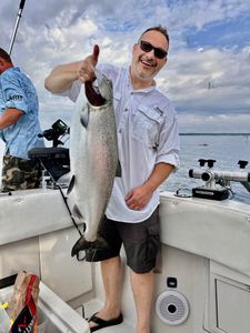 Chinook Salmon caught while fishing in ON
