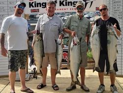 Chinook salmon, fishing in Oakville