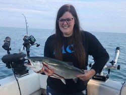 Coho Salmon caught while fishing in Oakville