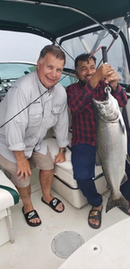 Coho Salmon caught in Oakville
