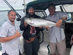 Three people fishing in Oakville