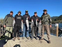 5 bluefish caught while fishing in OR