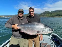 Chinook salmon caught fishing in OR