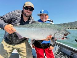 Chinook salmon caught while fishing in Grants Pass