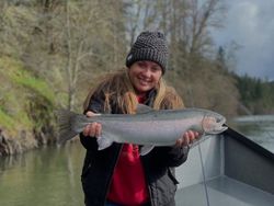 Rainbow trout caught while fishing in OR