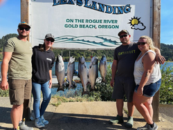 5 rainbow trout caught fishing in OR