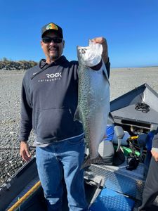 A colorful rainbow trout caught in Grants Pass