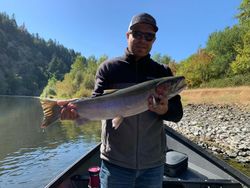Rainbow trout caught in Grants Pass