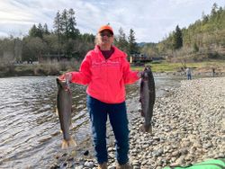 Two big fishing catches in Grants Pass