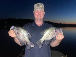 Two crappie fish caught in Hopkinsville
