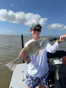 Angler fishing in Matagorda