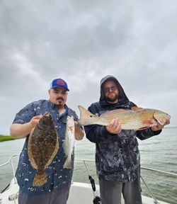 3 southern flounder fish caught in texas city