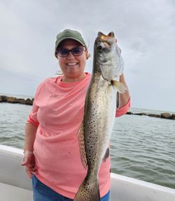 Spotted Weakfish caught fishing in TX