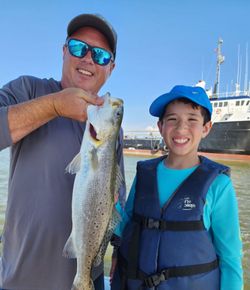 Spotted Weakfish caught fishing in TX