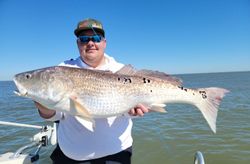 A redfish caught while fishing in Texas City