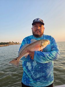 A lone redfish caught in Texas City