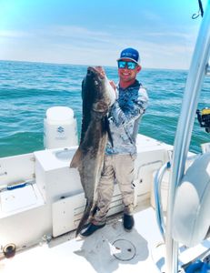 Man fishing in Norfolk