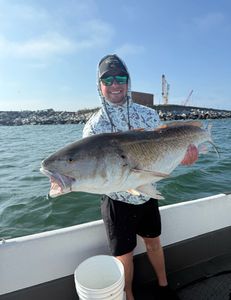One person fishing in VA with a big fish