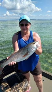 Lone angler fishing at Panama City Beach