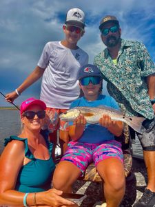 A redfish caught in FL while fishing