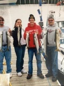 4 big fish caught fishing in MI