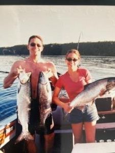 3 big fish caught in Mackinaw City during fishing trip
